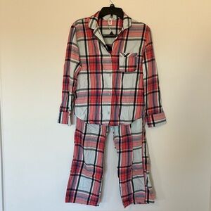 Victoria’s Secret Plaid Flannel Pajama Set XS